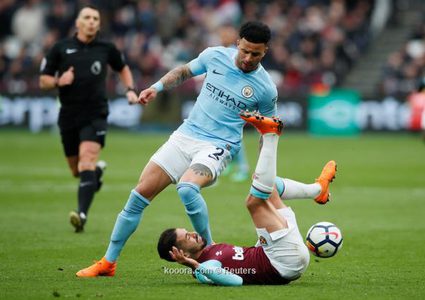 مانشستر سيتي يقسو على وست هام برباعية