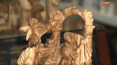 بالفيديو.. حرفة النحت على خشب الزيتون في محافظة بيت لحم