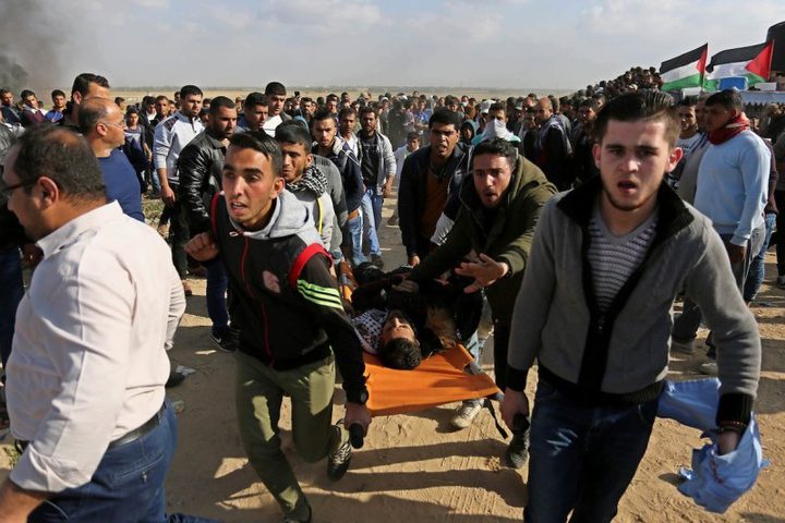 إصابة شاب برصاص قوات الاحتلال شرق قطاع غزة