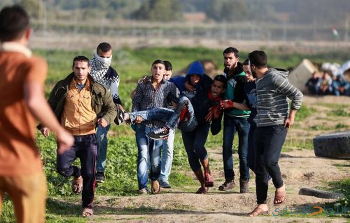 6 إصابات برصاص الاحتلال إحداها خطيرة شرق المغازي