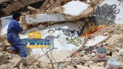 في سوريا.. يُرسم الأمل على الدمار