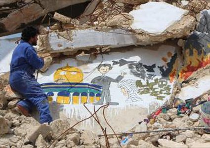 في سوريا.. يُرسم الأمل على الدمار