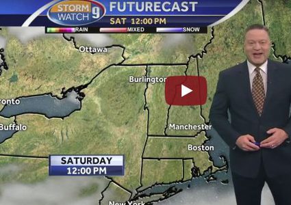 ظهور كلبة على الخارطة أثناء النشرة الجوية (فيديو)