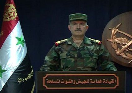 الجيش السوري يعلن تدمير قسم كبير من الصواريخ الاسرائيلية (فيديو)