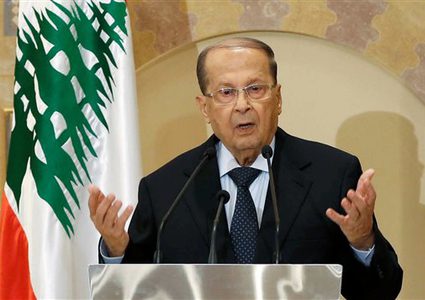 الرئيس اللبناني: لا يمكن تصور الوجود المسيحي اذا اضمحل هذا الحضور في فلسطين