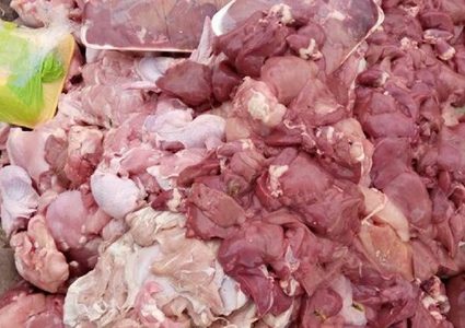 اتلاف 140 كغم لحوم غير صالحة