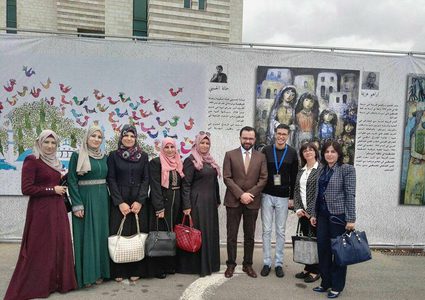 بالصّور: عروض فنيّة وأمسية شعريّة في جناح بيت لحم 2020