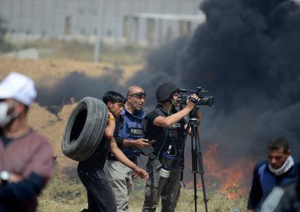 600 صحفي أجنبي لتغطية "مليونية العودة" في غزة