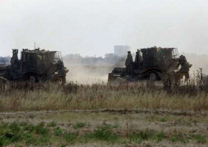 توغل إسرائيلي على الشريط الحدودي في غزة