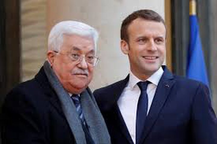 ماكرون يعرب عن تضامن فرنسا مع الشعب الفلسطيني
