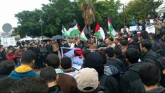 مظاهرات في اوسلو تنديدا بجرائم الاحتلال وبنقل السفارة الأميركية للقدس