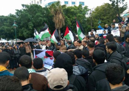 مظاهرات في اوسلو تنديدا بجرائم الاحتلال وبنقل السفارة الأميركية للقدس