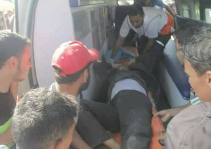 استشهاد مواطنين شرق البريج