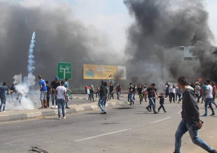 اصابتان بالرصاص الحي و169 بـ"المطاط" والغاز حصيلة المواجهات في نابلس