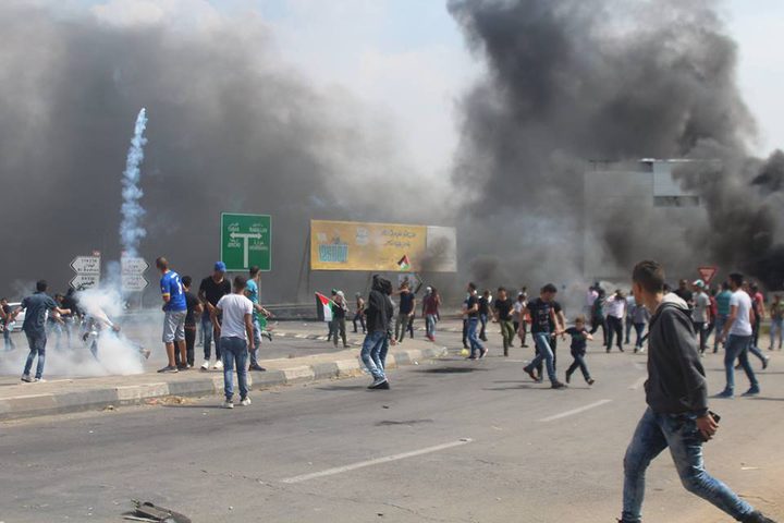 اصابتان بالرصاص الحي و169 بـ"المطاط" والغاز حصيلة المواجهات في نابلس