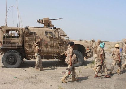 قوات الشرعية تتوغل في حرض وتسيطر على جبال النار