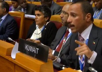 رئيس مجلس الأمة الكويتي يبحث مع وفد "قافلة الضمير" العالمية أوضاع نساء سوريا