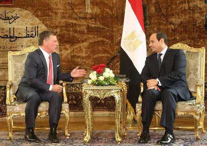 الملك عبد الله الثاني في زيارة غير معلنة الى القاهرة