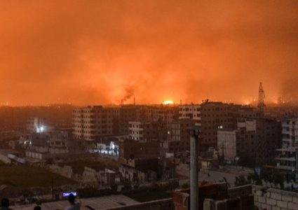 النظام السوري: غارة معادية على مطار عسكري بحمص