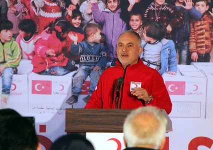 رئيس الهلال الأحمر التركي: مستمرون في دعم الشعب الفلسطيني