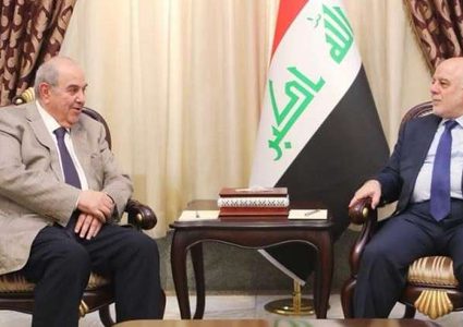 العبادي وعلاوي يناقشان تشكيل الحكومة العراقية المقبلة