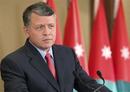 الملك عبد الله يبحث هاتفيا مع وزير خارجية أمريكا تطورات الأزمة السورية