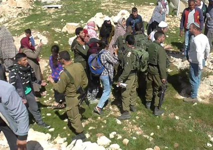 الاعتداءات على الطلبة الفلسطينيين في المناطق المعزولة