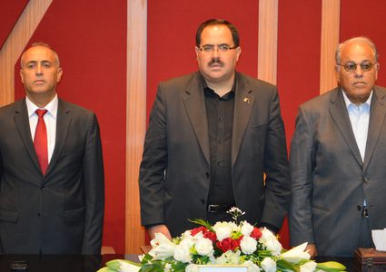 صيدم يفتتح عدة مرافق في الجامعة العربية الأمريكية