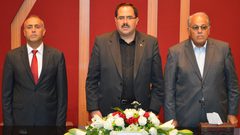 صيدم يفتتح عدة مرافق في الجامعة العربية الأمريكية
