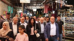 عودة تتفقد أسواق محافظة نابلس