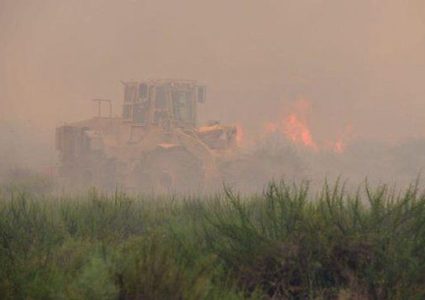 8 حرائق بمستوطنات غلاف غزة بالطائرات والبالونات الحارقة (فيديو)