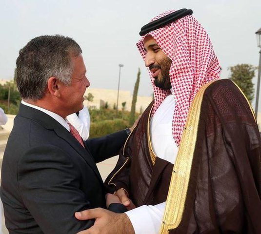 بن سلمان وعاهل الأردن يجريان مباحثات هاتفية
