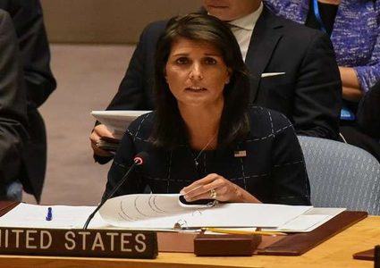 هايلي تتهم الأمم المتحدة ومنظماتها بـ"النفاق"