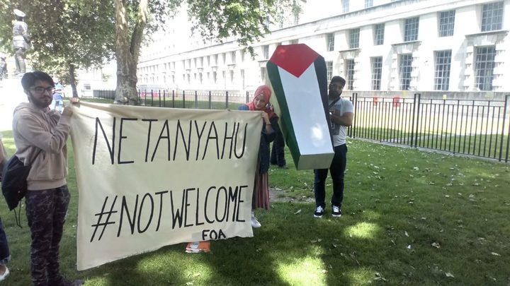 مسيرات إحتجاجية كبيرة في بريطانيا وألمانيا ضد زيارة نتنياهو