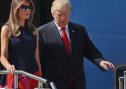 ترامب: زوجتي لن تستقل الطائرات لشهر