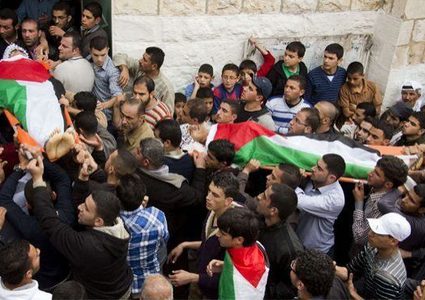 تشيع شهداء "مليونية القدس" في غزة