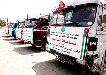 الأردن وبريطانيا تؤكدان أهمية ايصال المساعدات لغزة