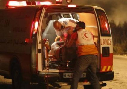 إصابة مواطنين بالرصاص الحي اثر اقتحام المستوطنين لبورين