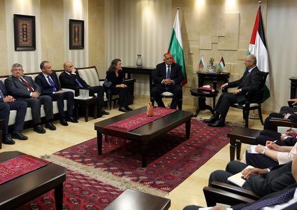 الحمد الله يستقبل نظيره البلغاري