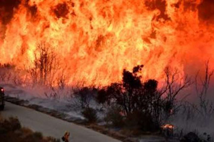 اندلاع حرائق في مستوطنات غلاف غزة والحرارة ساعدت في انتشارها