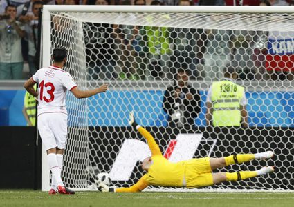 نهاية الشوط الأول..تونس تعادل انكلترا وأول هدف عربي في المونديال