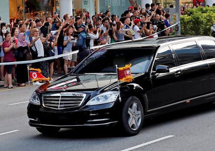 زعيم كوريا الشمالية يصل إلى بكين