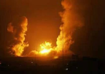 غزة: إصابات في قصف طائرات الاحتلال لمواقع فجراً