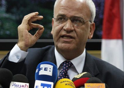 عريقات: شعبنا موحد على إنهاء الاحتلال والمال لا يقايض بالحقوق