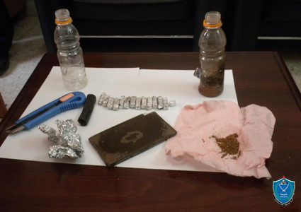 القبض على شخص بحوزته مواد مخدرة في قلقيلية