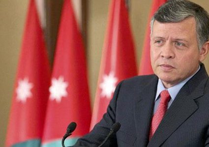ملك الأردن يؤكد أهمية تحريك عملية السلام استناداً لحل الدولتين ودعم " الأونروا" وتمكينها