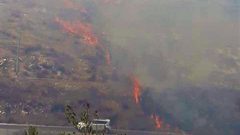 حريق كبير في أحراش السويطات بجنين