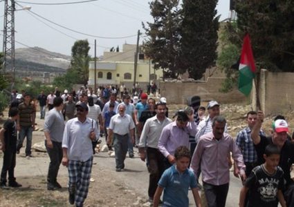 قوات الاحتلال تقمع مسيرة كفر قدوم الأسبوعية