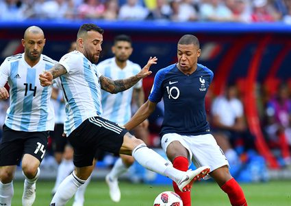 ضياع حلم ميسي.. فرنسا تفوز على الارجنتين باربعة اهداف مقابل ثلاثة