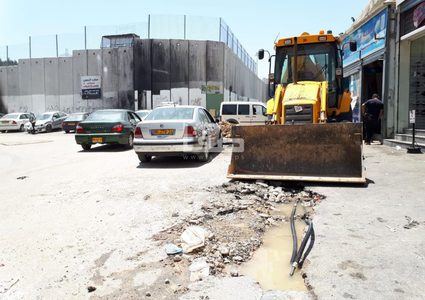 "جيحون" الاسرائيلية تواصل قطع المياه عن أحياء بمخيم شعفاط